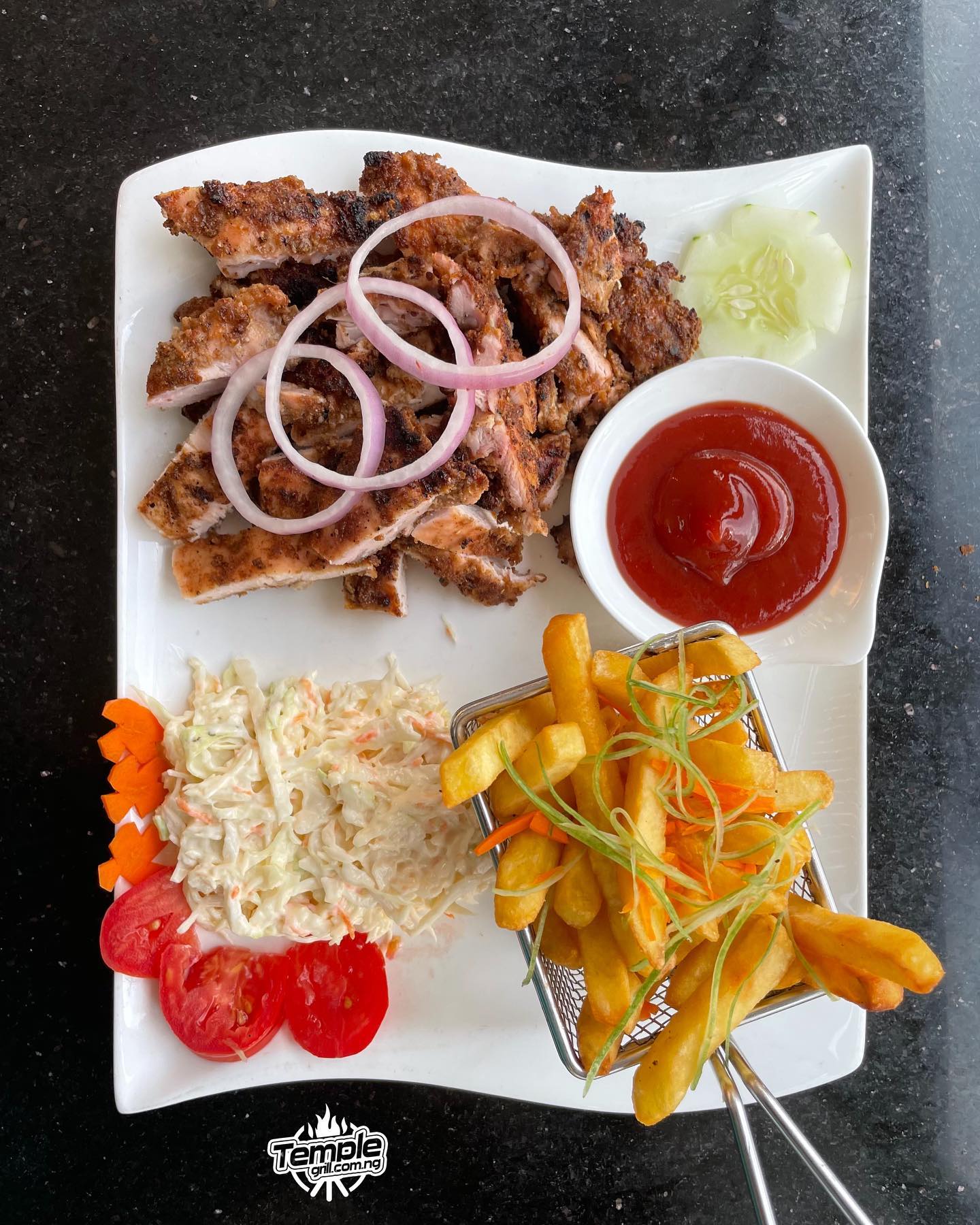 food from temple grill