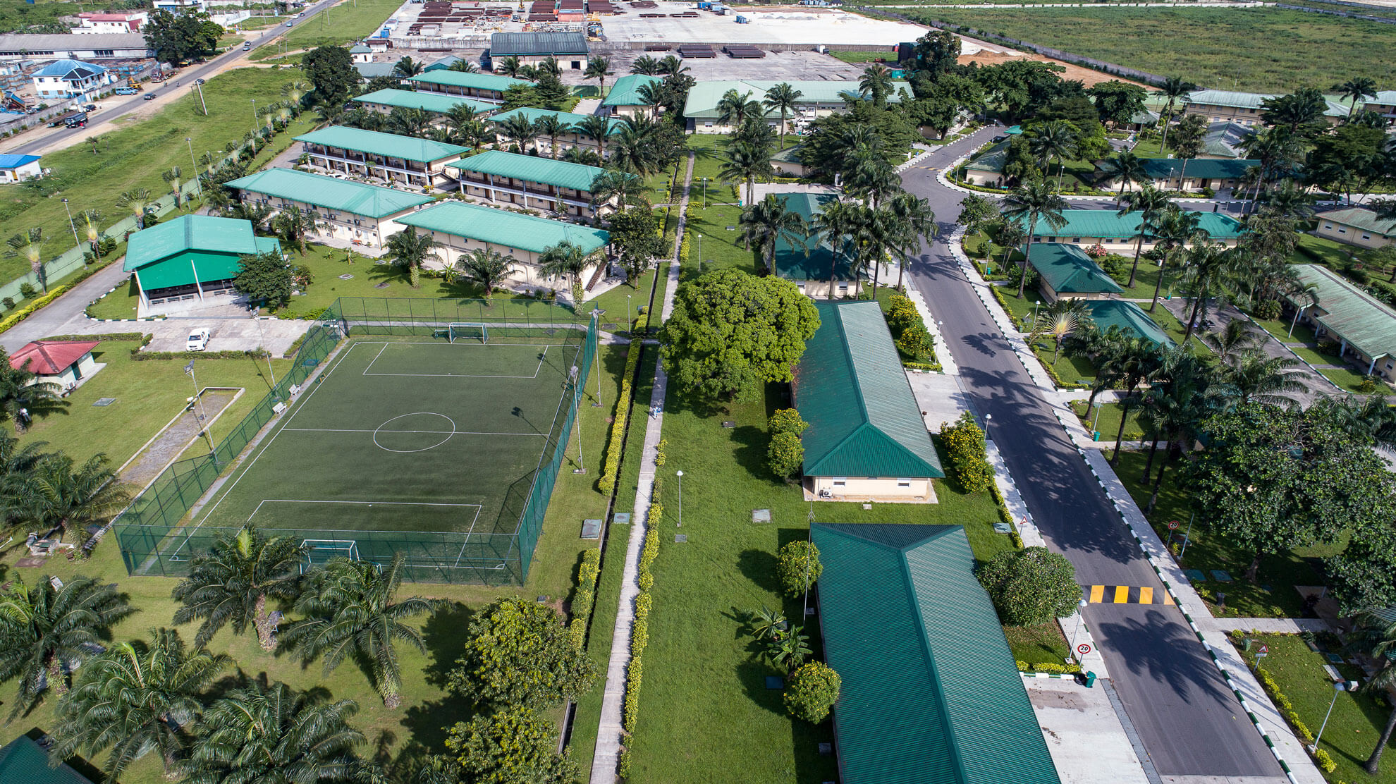 aeriel view of Warri